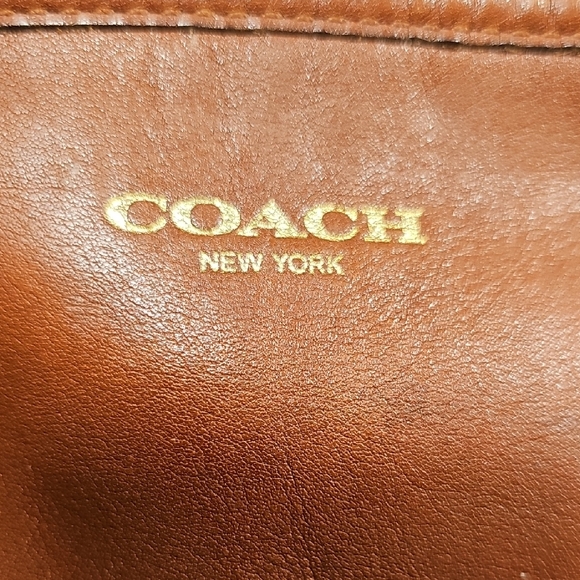 Coach Tan Leather Handbag - Picture 6 of 8